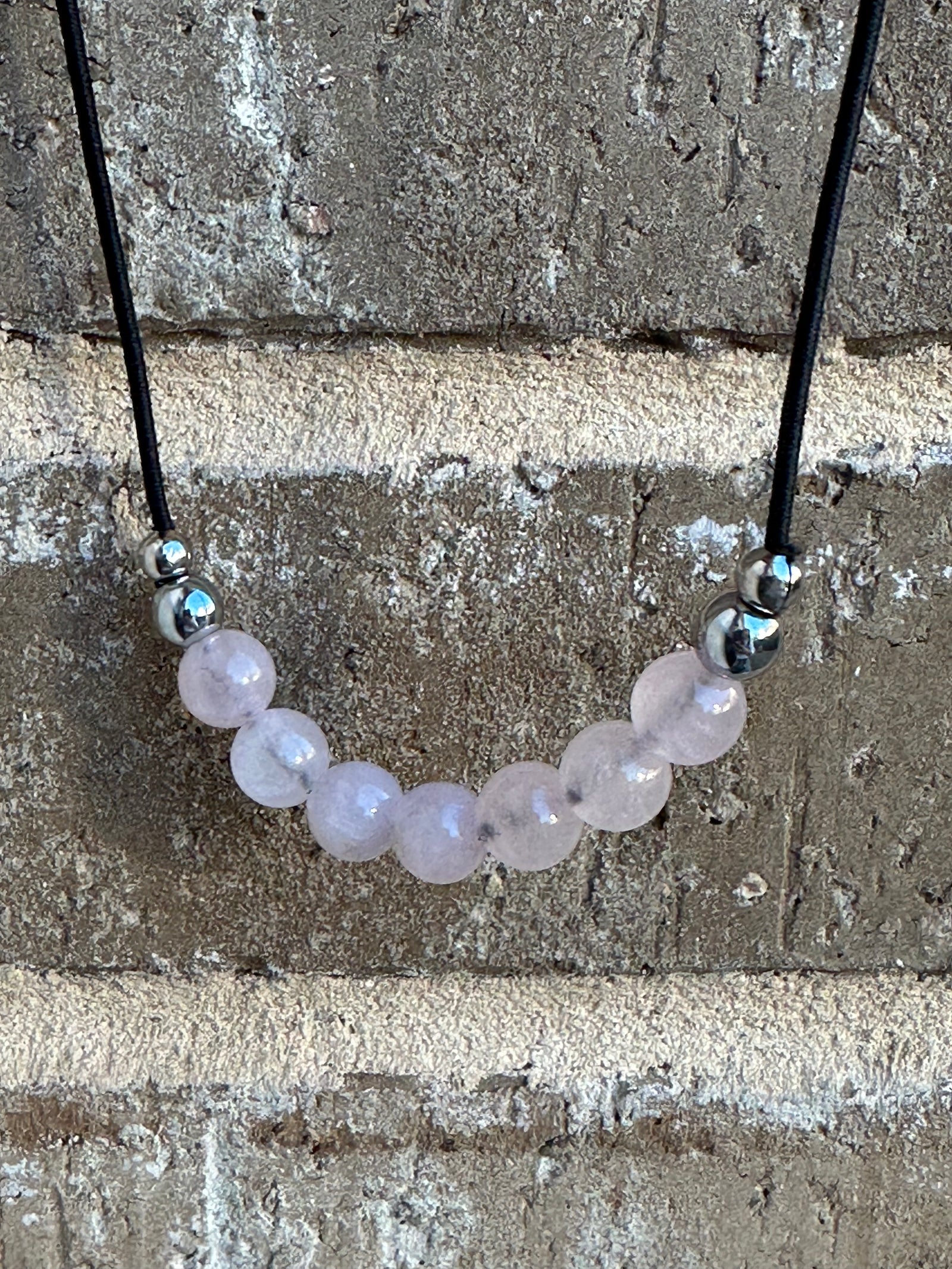 BALLET SLIPPER ROSE QUARTZ SEVEN-PIECE COMP HAIRTIE