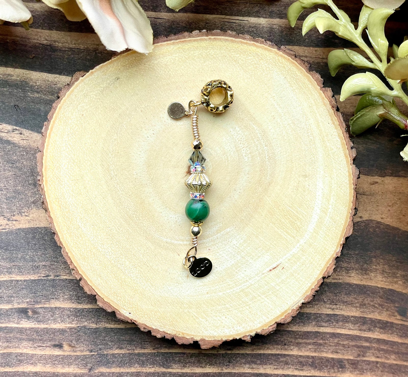 I AM LOC'D RUBY ZOISITE Loc Jewel