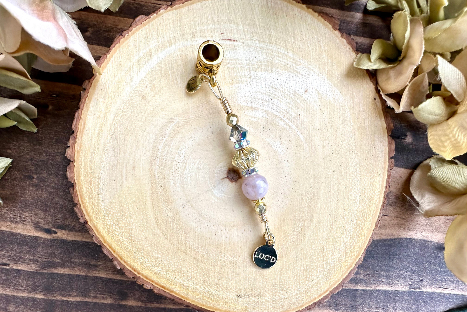 I AM LOC'D KUNZITE Loc Jewel