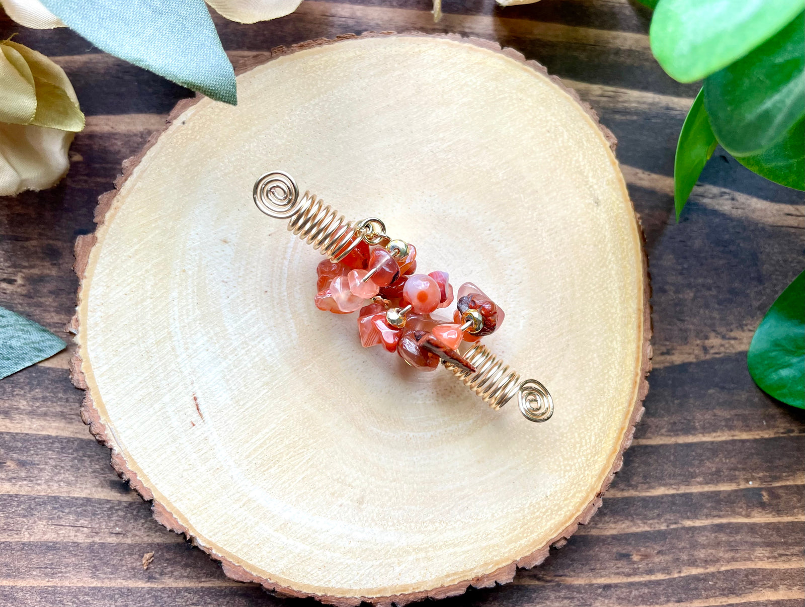 VENETIAN RED SOUTH RED AGATE Chip Loc Jewel