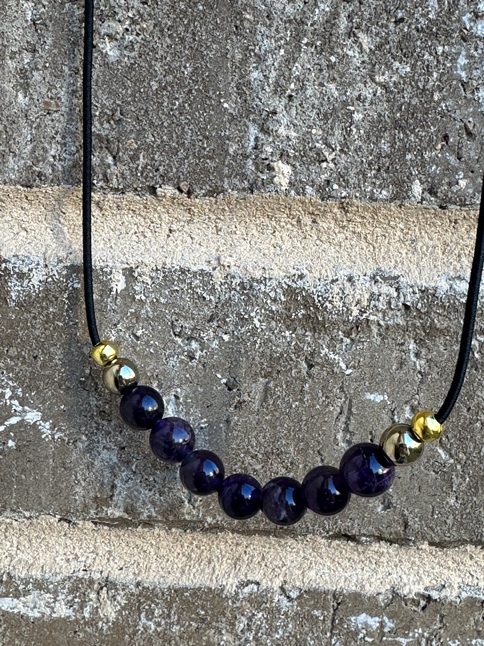 SILK CUT PURPLE AMETHYST SEVEN-PIECE COMP HAIRTIE