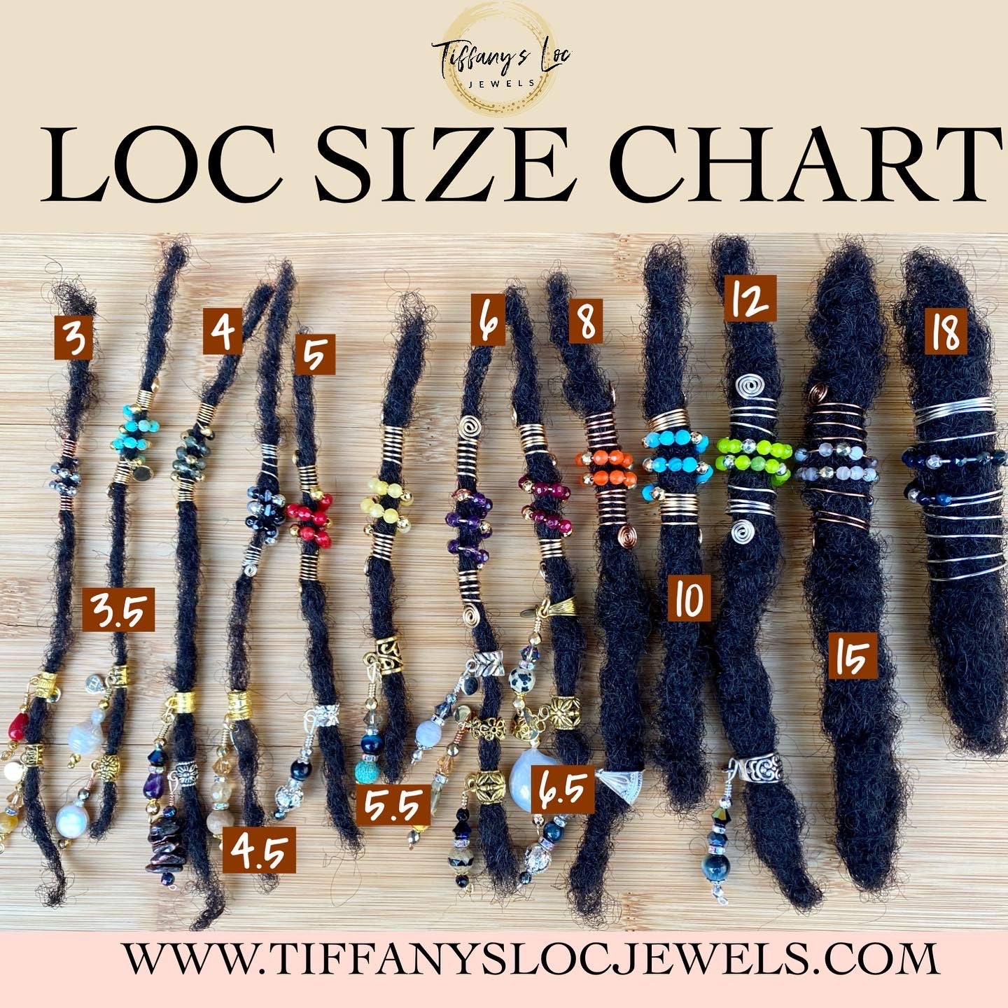Locs Size Chart 