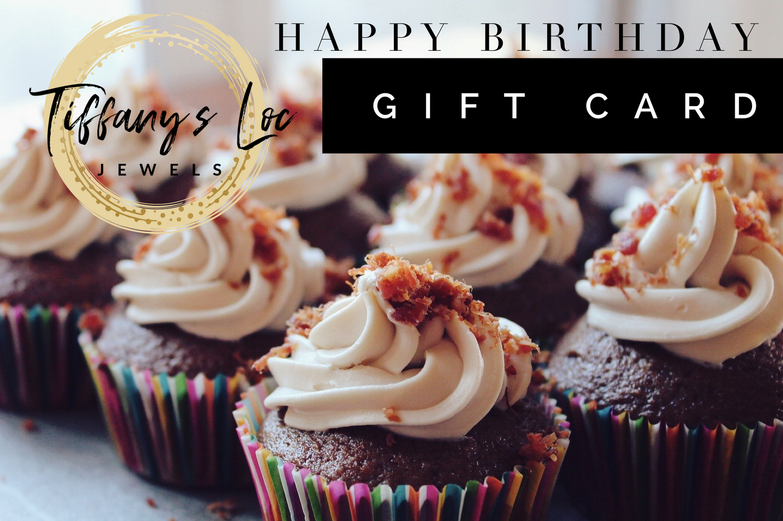TIFFANY'S LOC JEWELS BIRTHDAY GIFT CARD