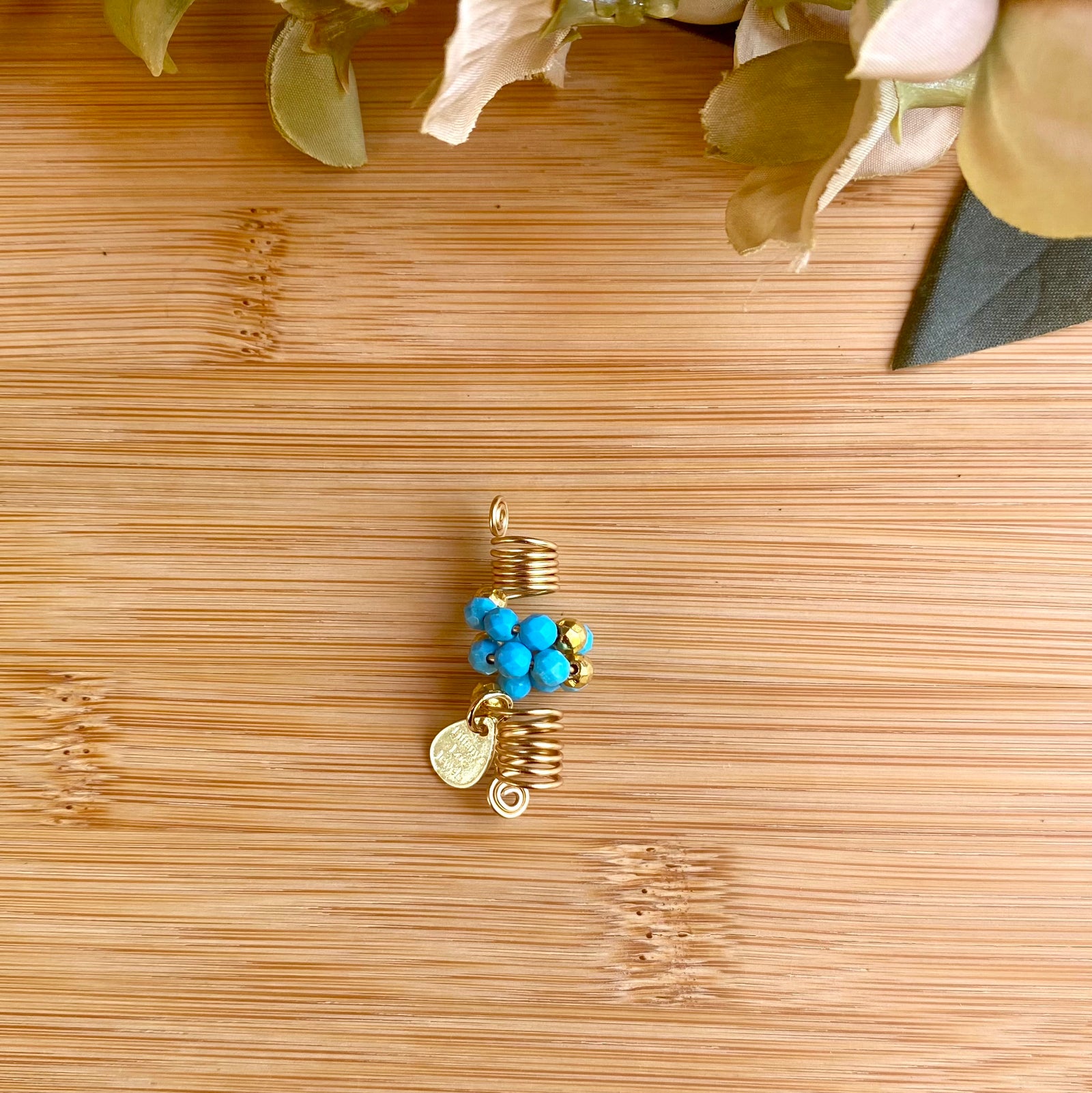 LEGENDARY LOVE Princess Turquoise Gold Loc Jewel