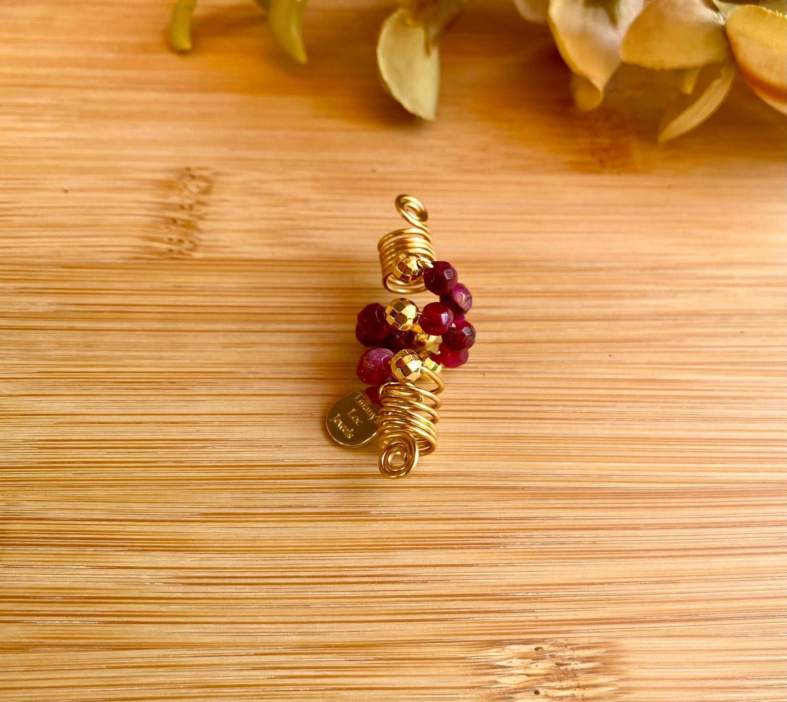 LEGENDARY LOVE Fuchsia Tiger's Eye Loc Jewel