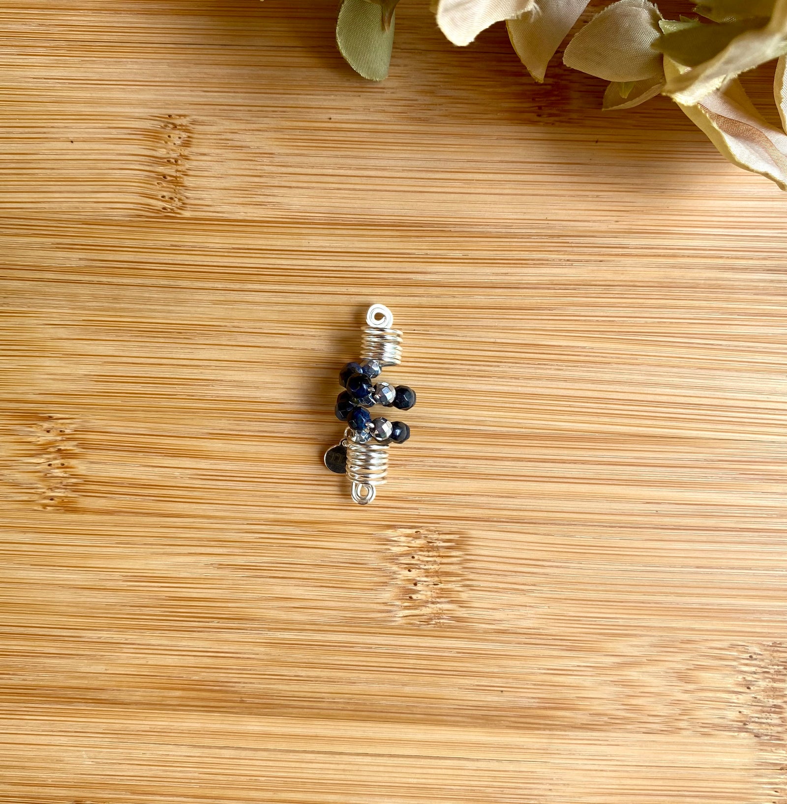 LEGENDARY LOVE Navy Tiger's Eye Loc Jewel