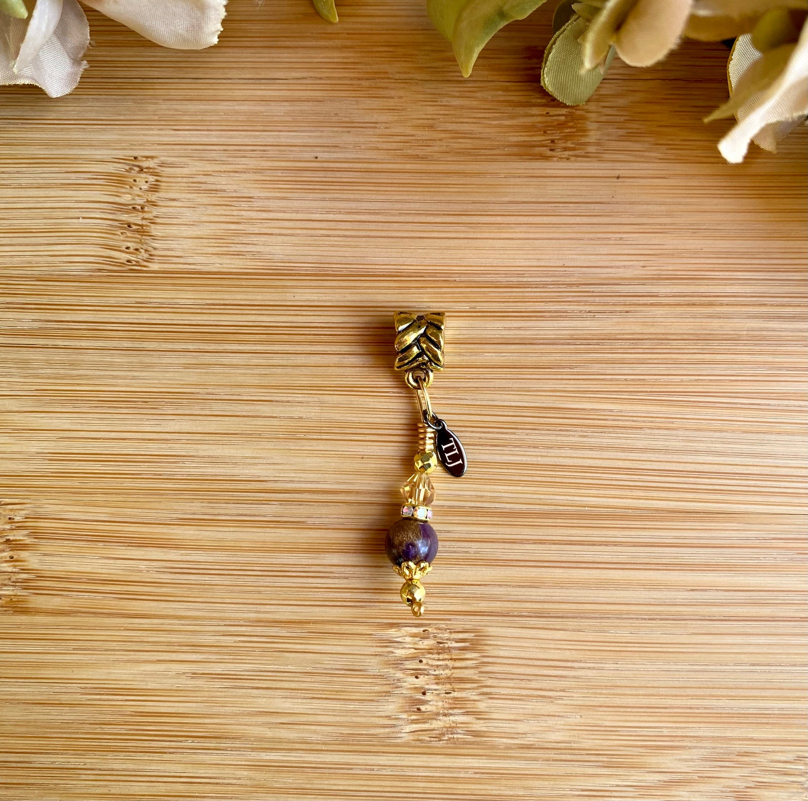 PROVENCE Purple Golden Quartz Loc Jewel