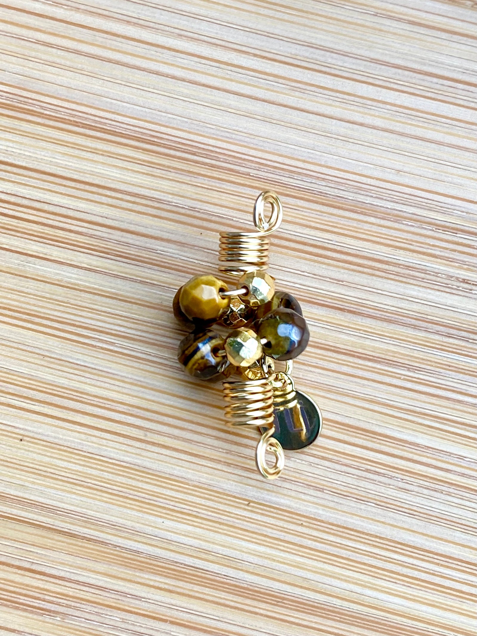 LEGENDARY LOVE Natural Tiger's Eye SISTERLOCK Jewel