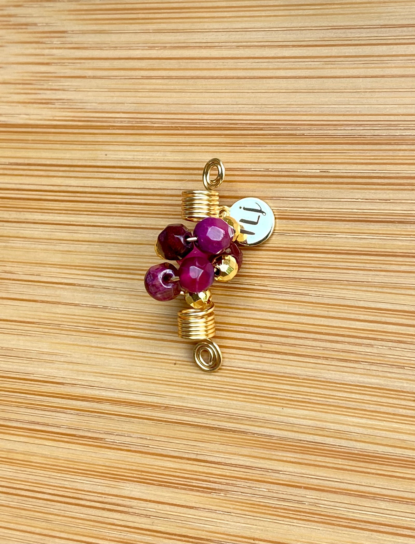 LEGENDARY LOVE Fuchsia Tiger's Eye SISTERLOCK Jewel