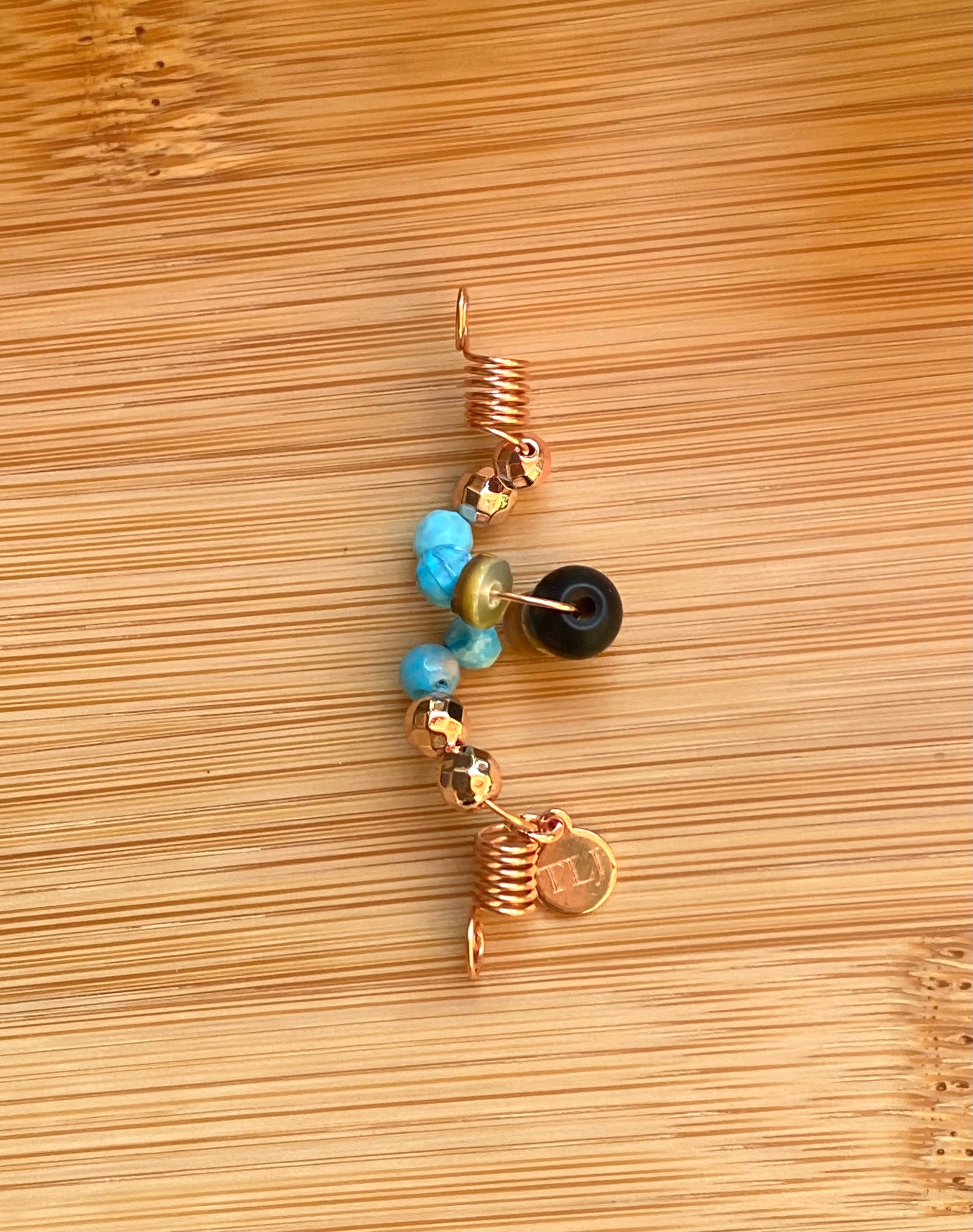 DUCHESS Matte Black Onyx & Turquoise SISTERLOCK Jewel