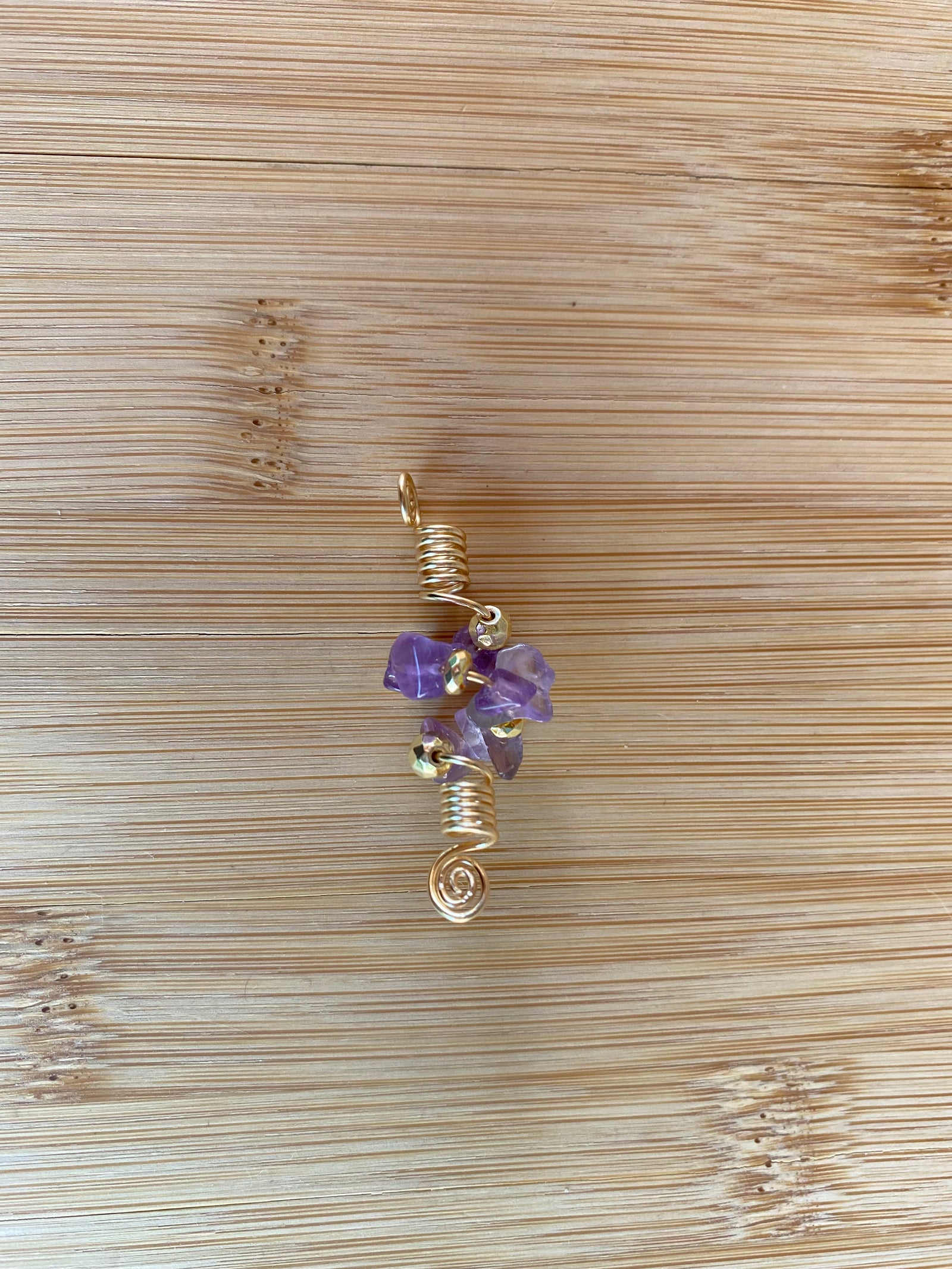 SILK CUT PURPLE AMETHYST Chip SISTERLOCK Jewel