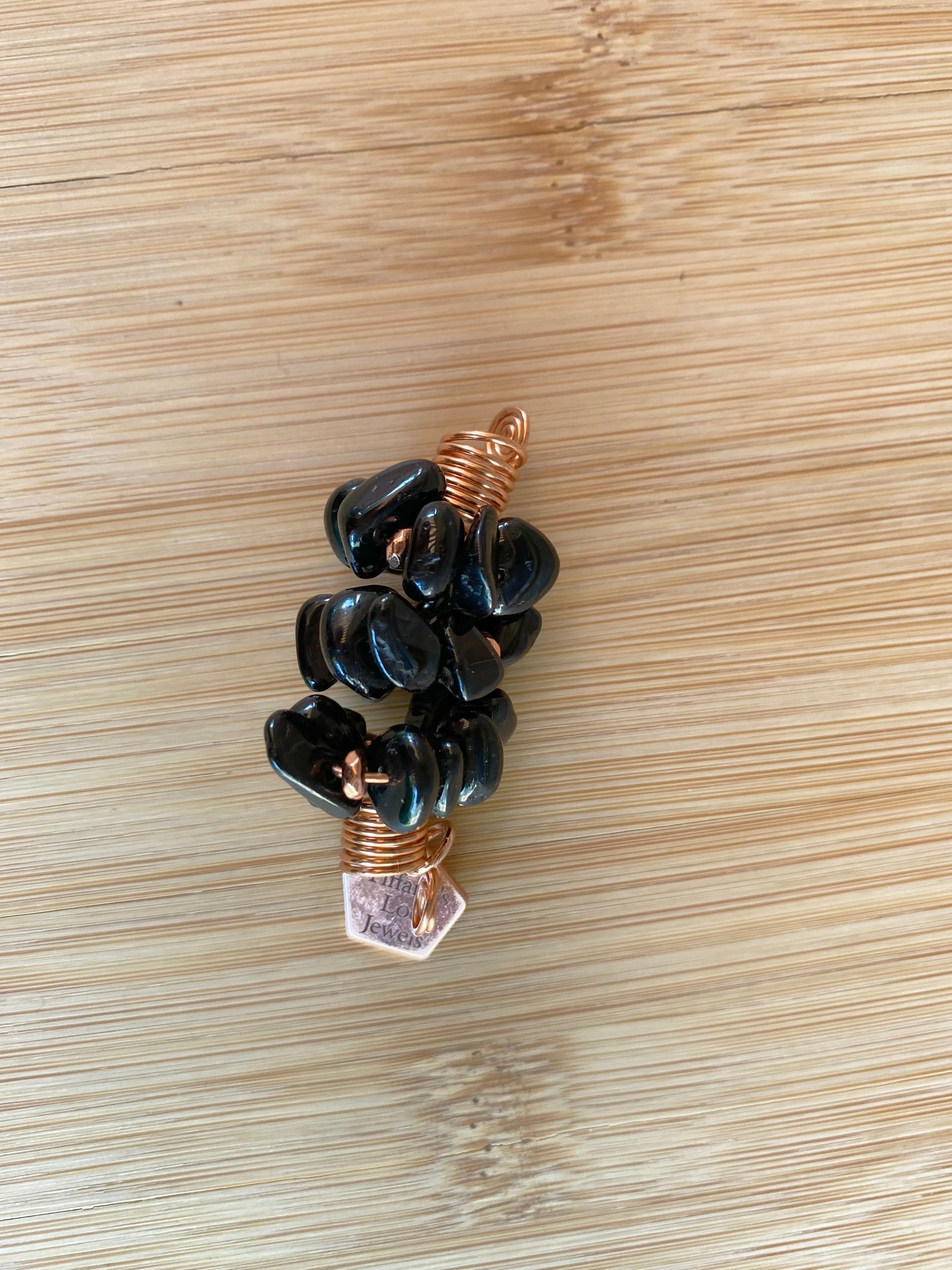 TUXEDO BLACK TOURMALINE Chip Loc Jewel