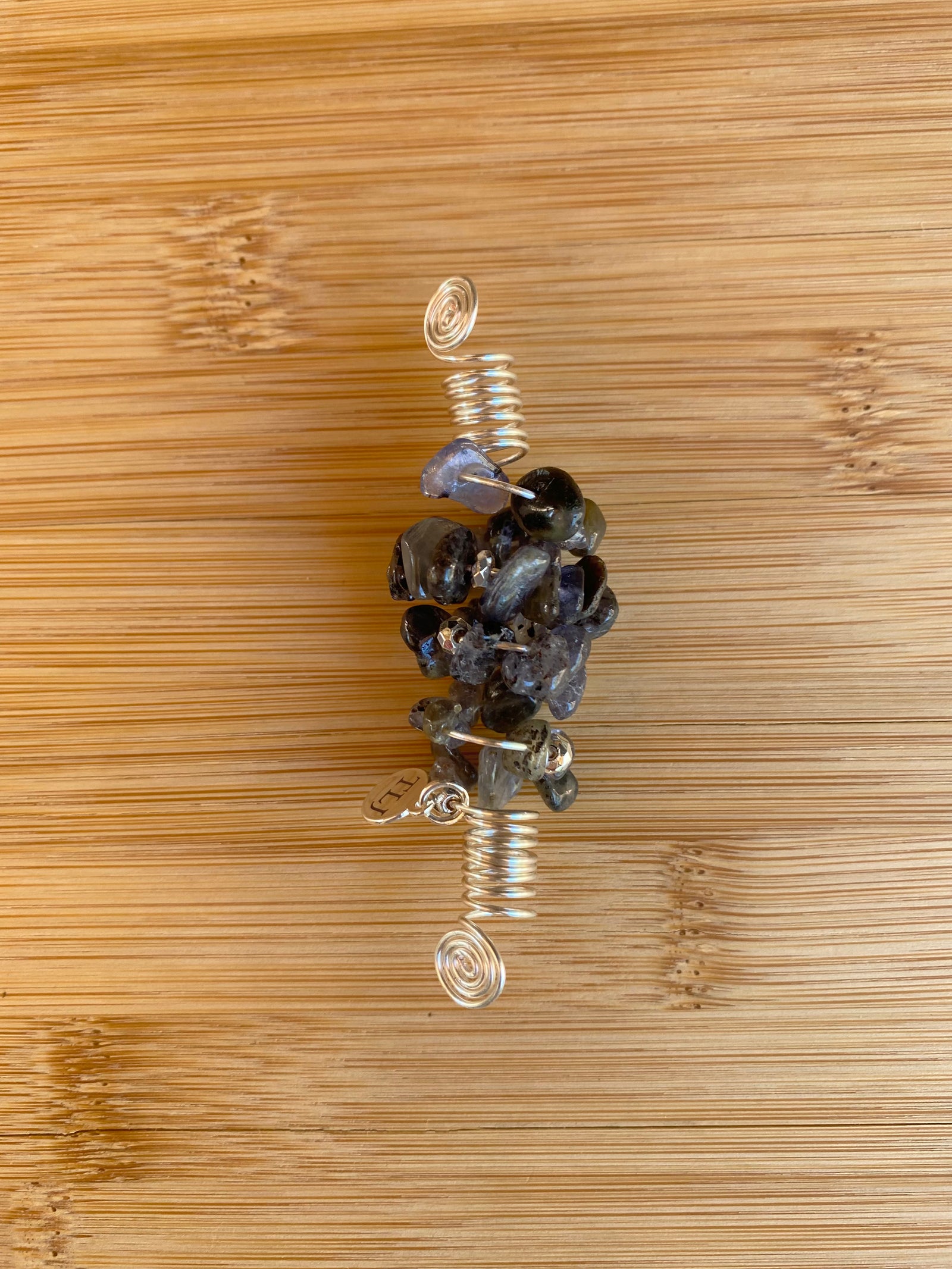 PEACOAT BLUE IOLITE Chip Loc Jewel