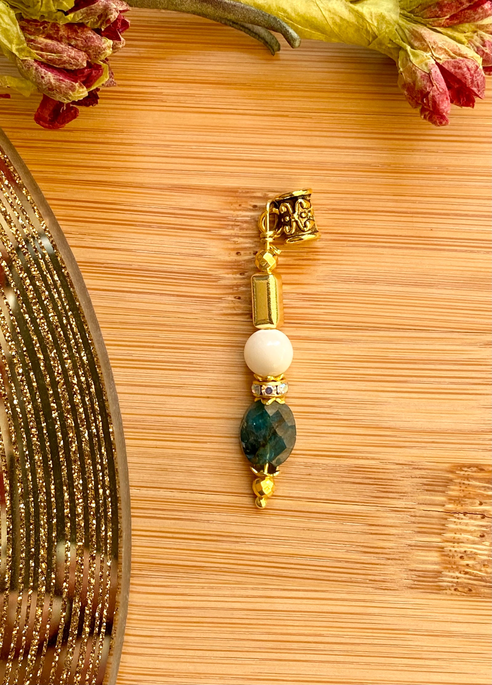 BLUEPRINT Apatite & Mother of Pearl SISTERLOCK Jewel