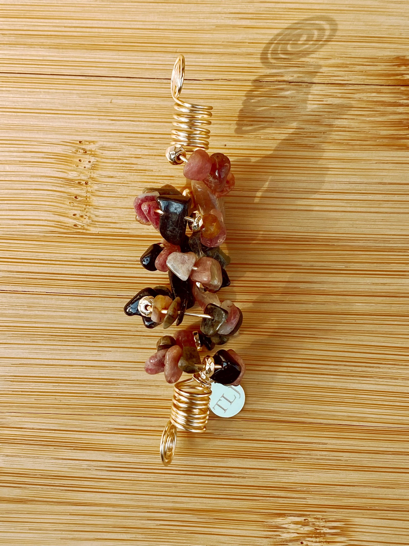 HAWTHORNE ROSE RAINBOW TOURMALINE Chip Loc Jewel