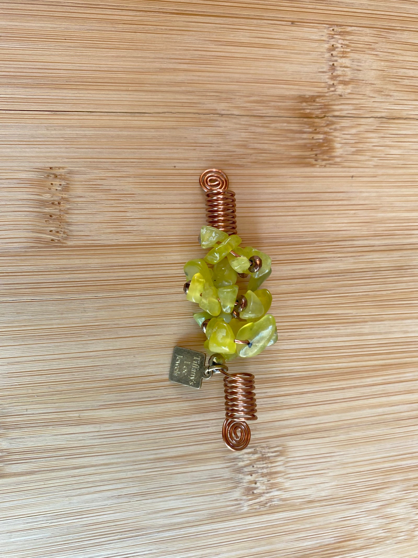 CHARTREUSE LEMON JADE Chip Loc Jewel