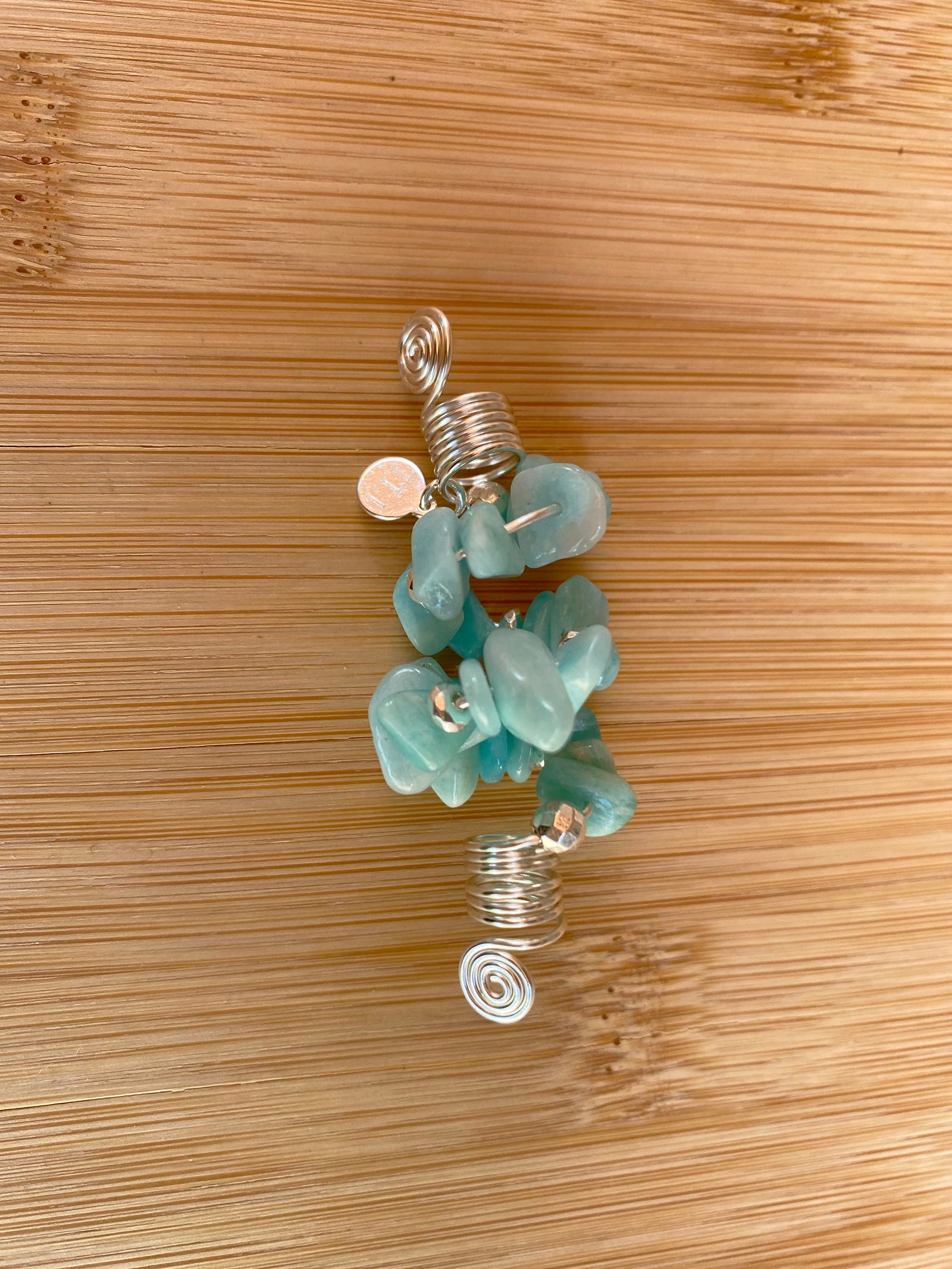 ARTIC BLUE AMAZONITE Chip Loc Jewel